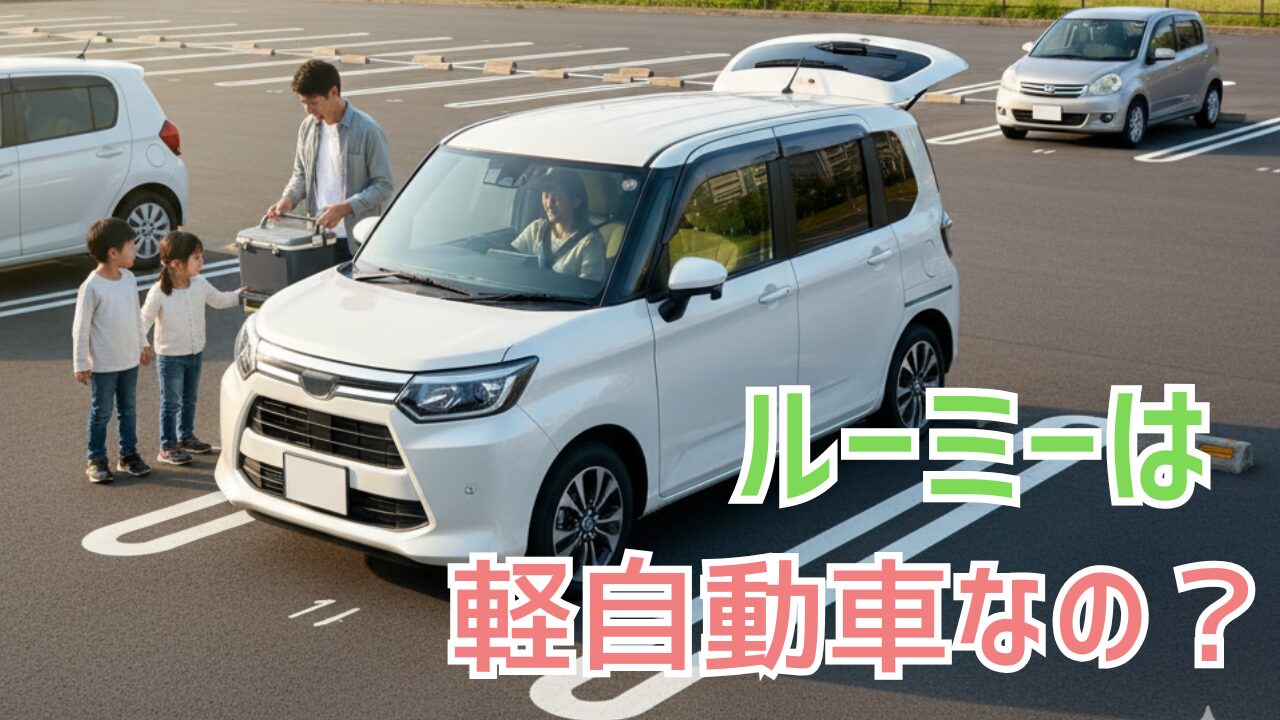 ルーミーは軽自動車なの？