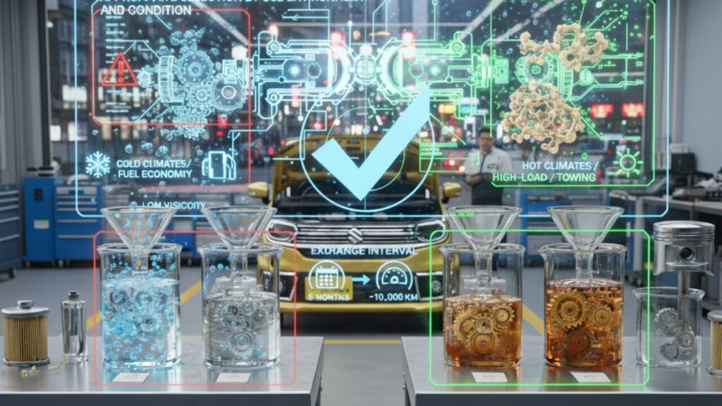 軽自動車 0W-20と5W-30は使用環境と状況で適切な選択を