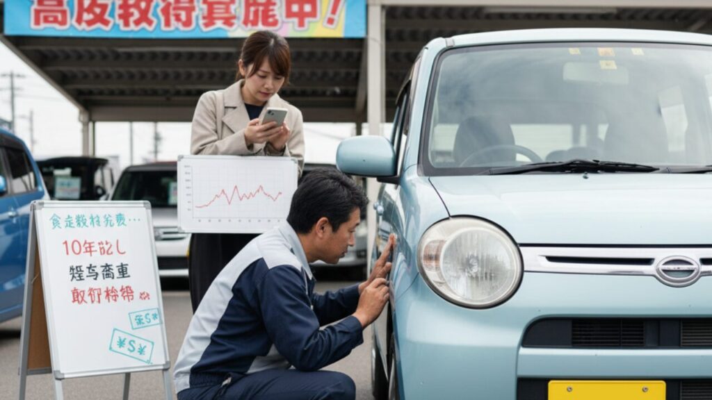 買取相場を把握！10年落ち軽自動車の価値はいくら？