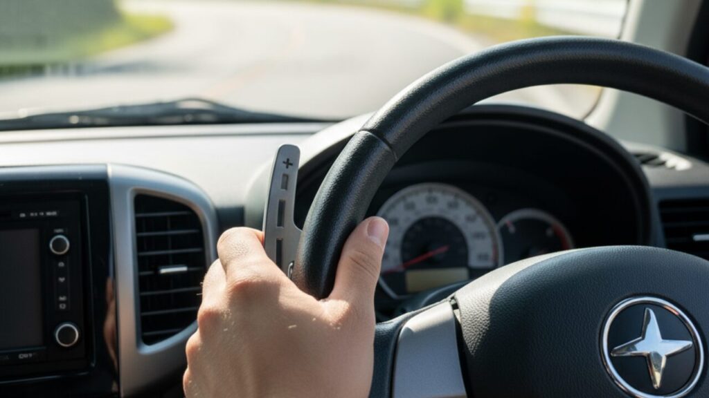 軽自動車に搭載されているパドルシフトとは何か