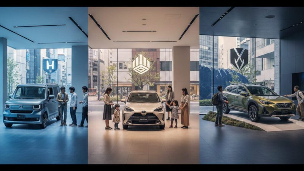 ホンダ、トヨタ、スバルの動向