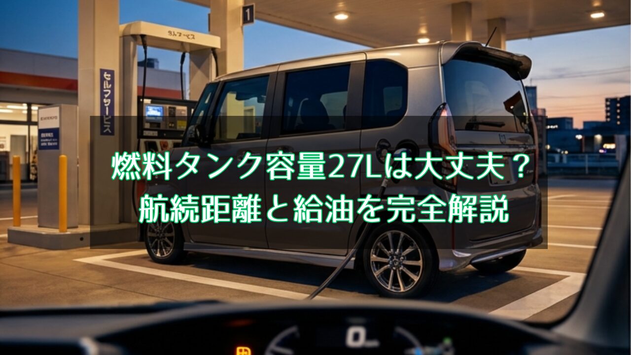 軽自動車の燃料タンク容量27Lは大丈夫？航続距離と給油を完全解説