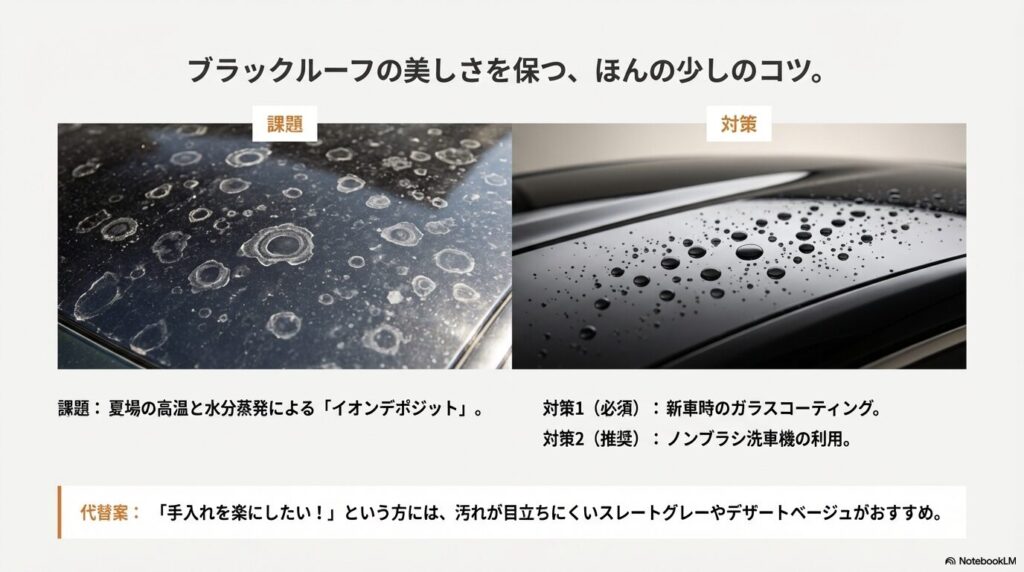 夏場の高温によるイオンデポジット対策としてのガラスコーティングや洗車方法の解説
