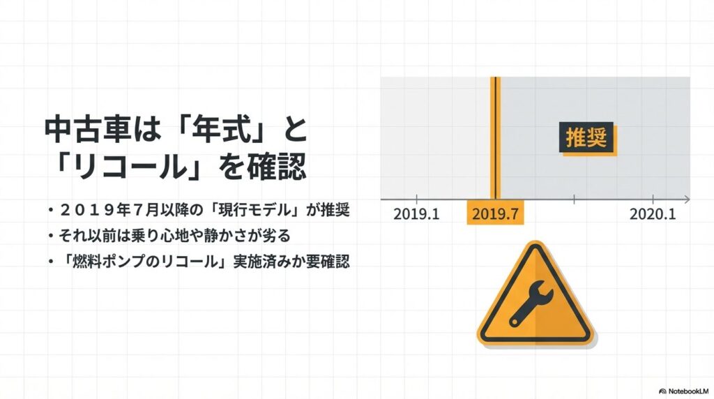 タント中古車の推奨年式（2019年7月以降）と燃料ポンプのリコール確認ガイド