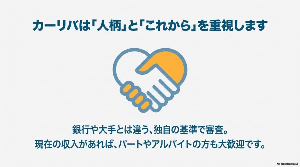 現在の収入があればパートやアルバイトも歓迎することを伝えるハートと握手のイラスト