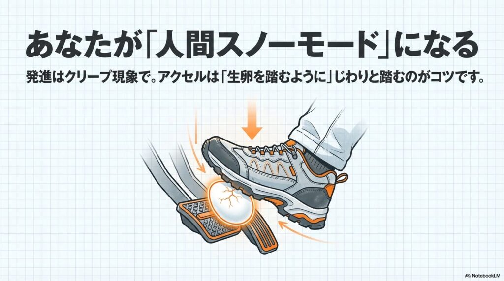 「生卵を踏むように」じわりとアクセルを踏み込む、2WDハスラーで雪道を走るためのコツ