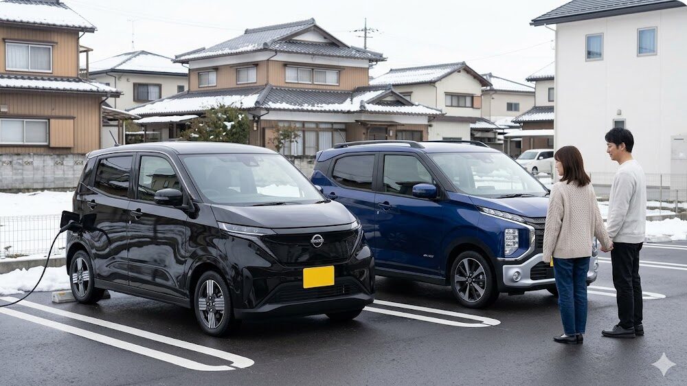 三菱eKクロスEVとの価格差と標準装備の比較