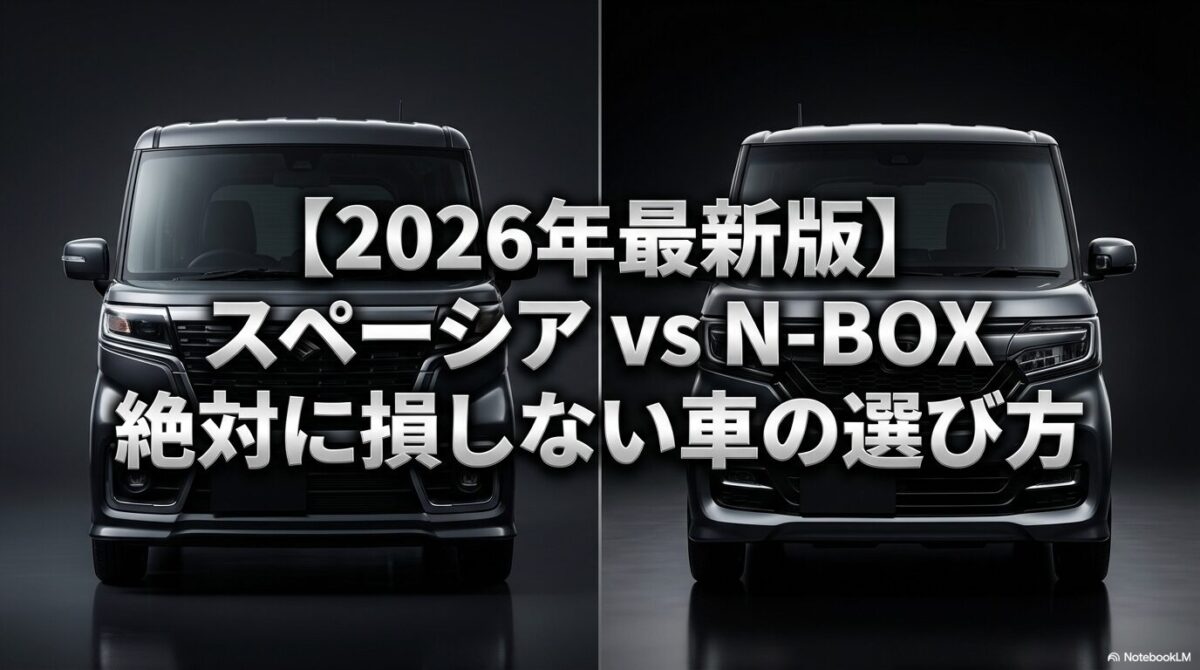 2026年最新版のスペーシアとN-BOXのリセールバリュー比較戦略のタイトルスライド